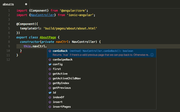 vscode intellisense