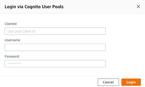 Login with User Pools